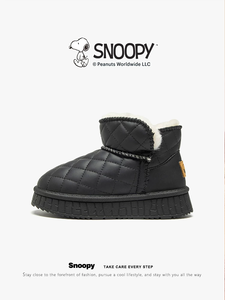 Snoopy, утепляющие ботинки для мальчиков, семейный стиль