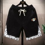 Мужские летние шорты, трендовые белые спортивные штаны для отдыха, свободный прямой крой, подходит для подростков