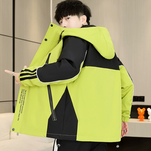 Мужская демисезонная куртка, удерживающий тепло утепленный пуховик, подходит для подростков