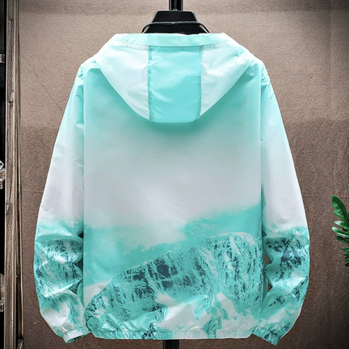 Мужская шелковая летняя одежда для защиты от солнца, легкая и тонкая дышащая дорожная толстовка с капюшоном