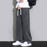 Летние джинсы, штаны для отдыха, в американском стиле, свободный прямой крой, подходит для подростков