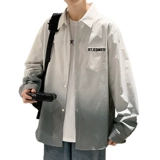 Летняя мужская рубашка для отдыха, оверсайз, в американском стиле