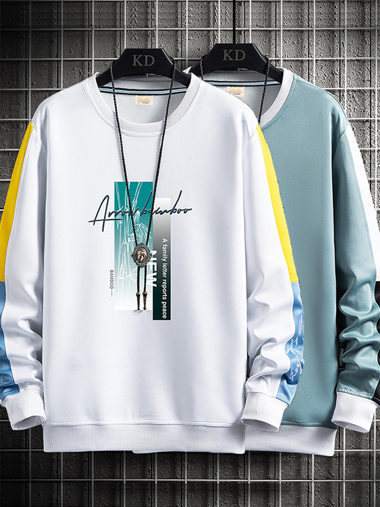 Men's thick T-shirt spring and Autumn tide brand trend 2021 new autumn long-sleeved T-shirt loose base shirt student autumn clothes