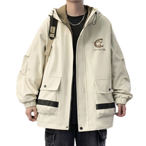 Gypsophila work jacket mens autumn and winter new trendy brand loose jacket jacket mens youth casual jacket