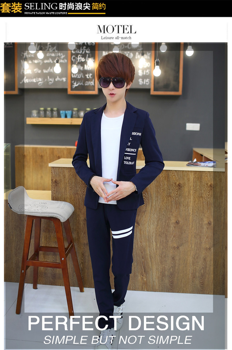 Costume homme en coton pour automne - Ref 1556552 Image 16
