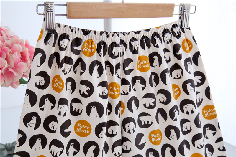 Cotton mùa hè quần pajama của phụ nữ thoải mái quần short cotton cotton home shorts phần mỏng kích thước lớn bãi biển của phụ nữ quần có thể được đeo