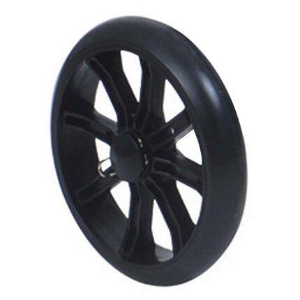 Final wheel shopping cart wheel black PU single wheel accessories luggage cart buy vegetable wheel single wheel