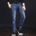 Mùa xuân 2019 mới quần jeans co giãn nam thanh niên quần lọt khe dài quần dài phiên bản Hàn Quốc của quần áo nam triều - Quần jean áo nam đẹp Quần jean