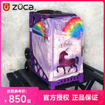 American zuca figure skating shoes bag skates shoe bag roller skating bag trolley suitcase suitcase supplier