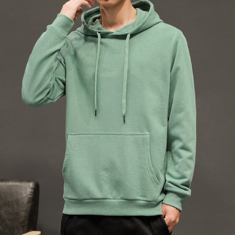 Men's Simple Korean Style Trendy Hooded Sweatshirt Men's Autumn Clothing Loose Spring and Summer New Long-Sleeved Jacket