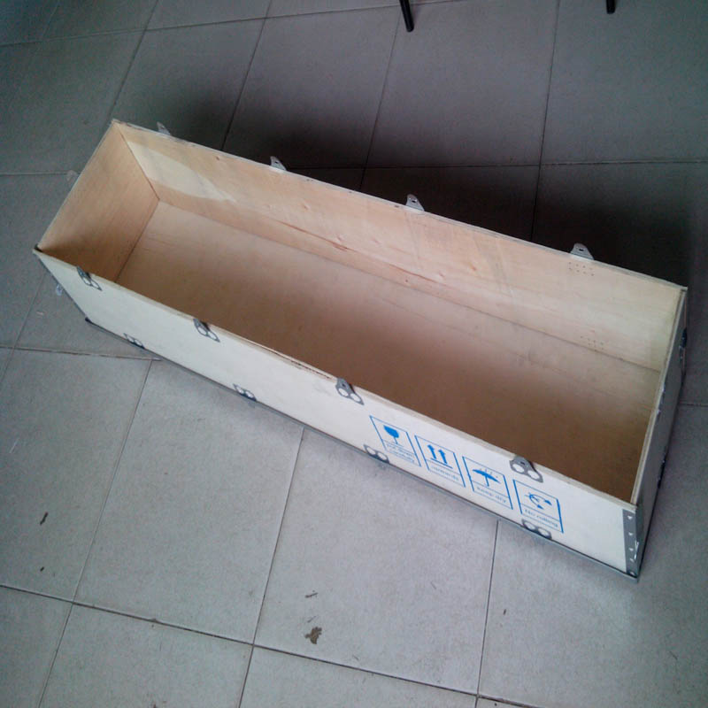 Hộp gỗ tùy chỉnh phân phối hậu cần quốc gia hộp lưu trữ hộp giao hàng hộp gỗ dán có thể được tái chế và thuận tiện để tháo rời - Cái hộp thùng pallet gỗ