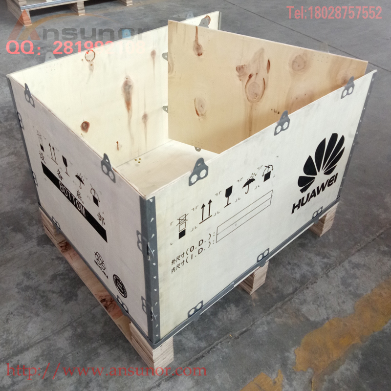 Bao bì hộp gỗ tùy chỉnh Xuất khẩu hộp gỗ Huawei Hộp đóng gói khử trùng miễn phí Hộp đóng gói hộp gỗ Zhongxing Steel có hộp - Cái hộp thùng gỗ pallet trang trí