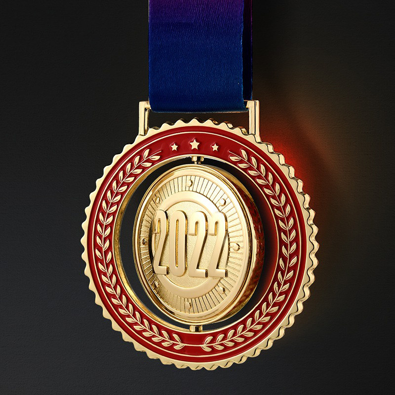 Graduation Season 2022 pentagram Metal Metallic Medals List of Marathon Medals Order Customized Basketball Competition Gold Medal