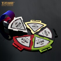 All-in-one metal listing combination color printing ribbon medals badge medals customized production fixed award team