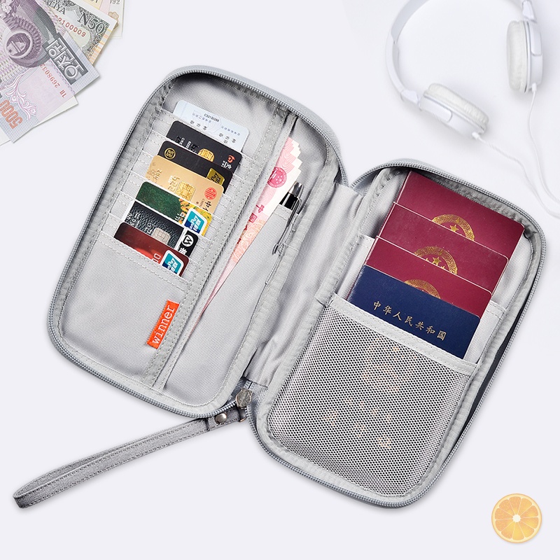 Passport charter ticket Passport holder Protective cover Travel abroad Waterproof Korea multi-function anti-theft document bag Document bag