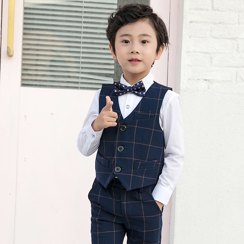 Children suits suit Playboy gown 2021 new spring and summer small suit Children wedding baby CUHK Tong West suit