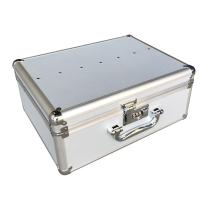 Custom aluminum alloy portable repair toolbox Instrument and equipment box Security box Household insurance password box