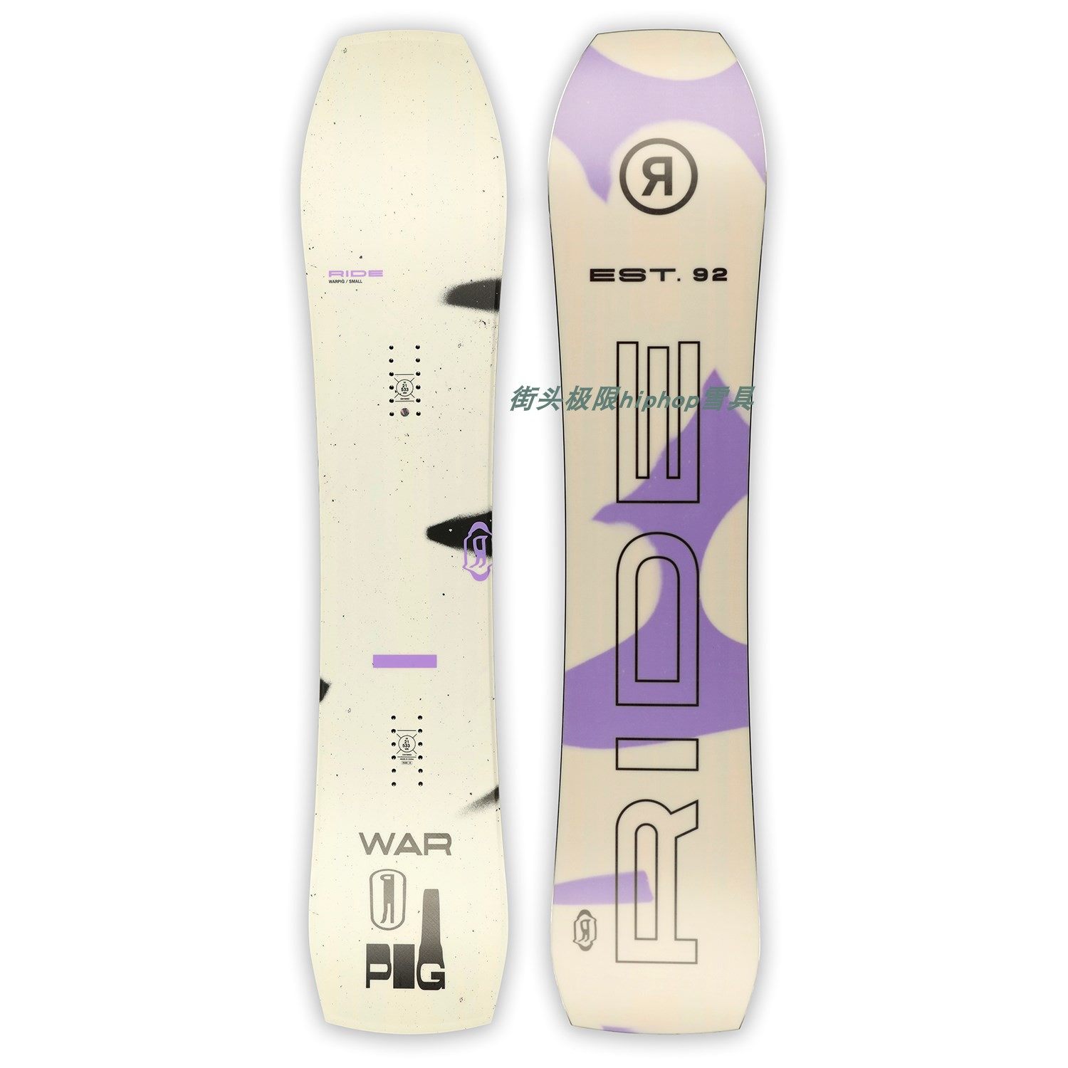 22-23 Ride Veneer Ski board Warpig of the 22-23 Ride veneer