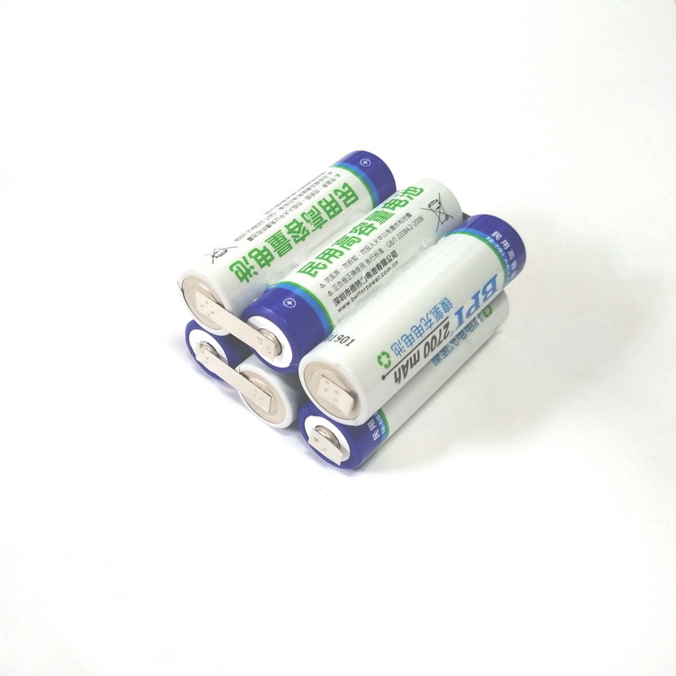 Beiteli BPI rechargeable Ni-MH battery No. 5 2700mah microphone toy AA combination 14500 custom 1 2v