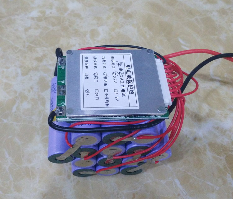 14 series 1 parallel 58 8V lithium battery 51 8v same port high current custom combination motor drive