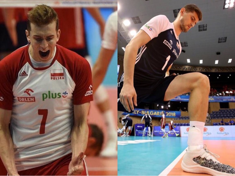 Spot 2018 World Men's Volleyball League Poland men's volleyball national team uniform two-color full custom discount