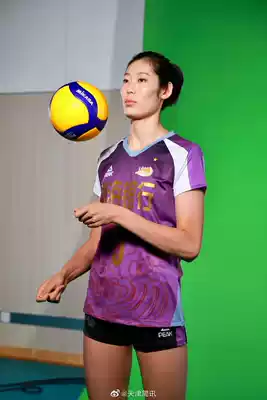 Spot set of instant Super League Tianjin Bohai Bank women's volleyball team Zhu Ting with the same jersey large discount
