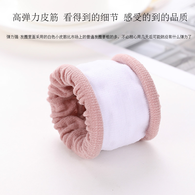 Cà vạt tóc thun ban nhạc phụ kiện tóc vòng tóc cao đàn hồi dây thừng đậm bền Hàn Quốc trưởng thành đầu dây tóc đuôi ngựa lady trang sức kẹp càng cua 5 răng
