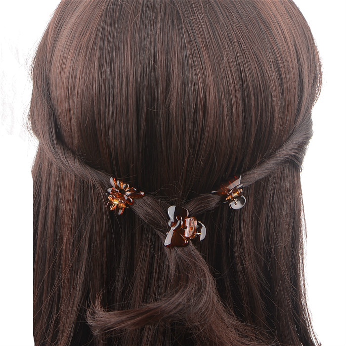 Kẹp acrylic chất lượng cao phiên bản nhỏ của Hàn Quốc của bangs chuck tóc clip sáng màu đen kẹp tóc kẹp tóc phụ kiện tóc phụ kiện tóc - Phụ kiện tóc băng đô