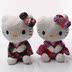 Bộ kimono Nhật Bản Hello Kitty Pig Năm của lợn Linh vật Đồ chơi sang trọng Ragdoll KT Mặt dây chuyền mèo Quà tặng Hoạt động - Đồ chơi mềm đồ chơi cho trẻ 2 tuổi Đồ chơi mềm