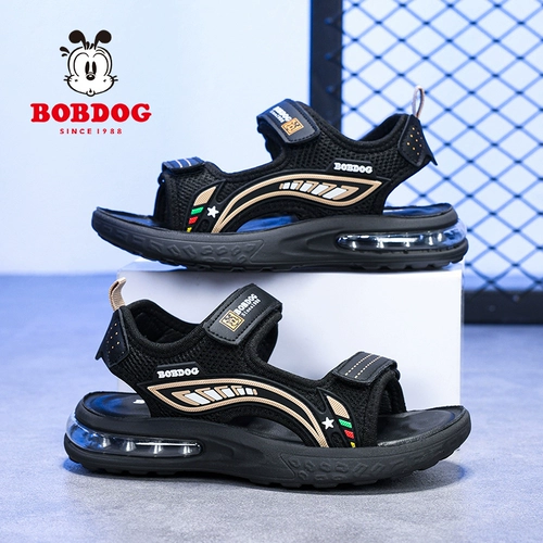 Детские летние сандалии, нескользящая пляжная обувь для мальчиков, мягкая подошва