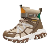 Детские утепленные сапоги для мальчиков, утепленная обувь, нескользящие лыжные ботинки, подходит для подростков