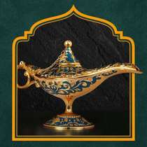 Eurostyle home pendulum alloy Aladdin Divine Light Living Room Book House Jingoism Birthday Gift Decorations Pure Artisanal