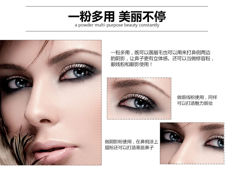 Bộ mỹ phẩm mắt set đầy đủ bộ trang điểm nhẹ không thấm nước và thấm mồ hôi không phai dễ dàng cd mặc mỹ phẩm giả mẹ phấn mắt tutu