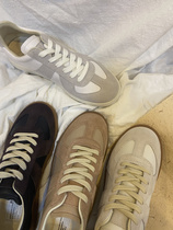 (Classic) Joker moral training shoes womens retro color match Net red port wind leisure low-help Sports small white shoes womens board shoes