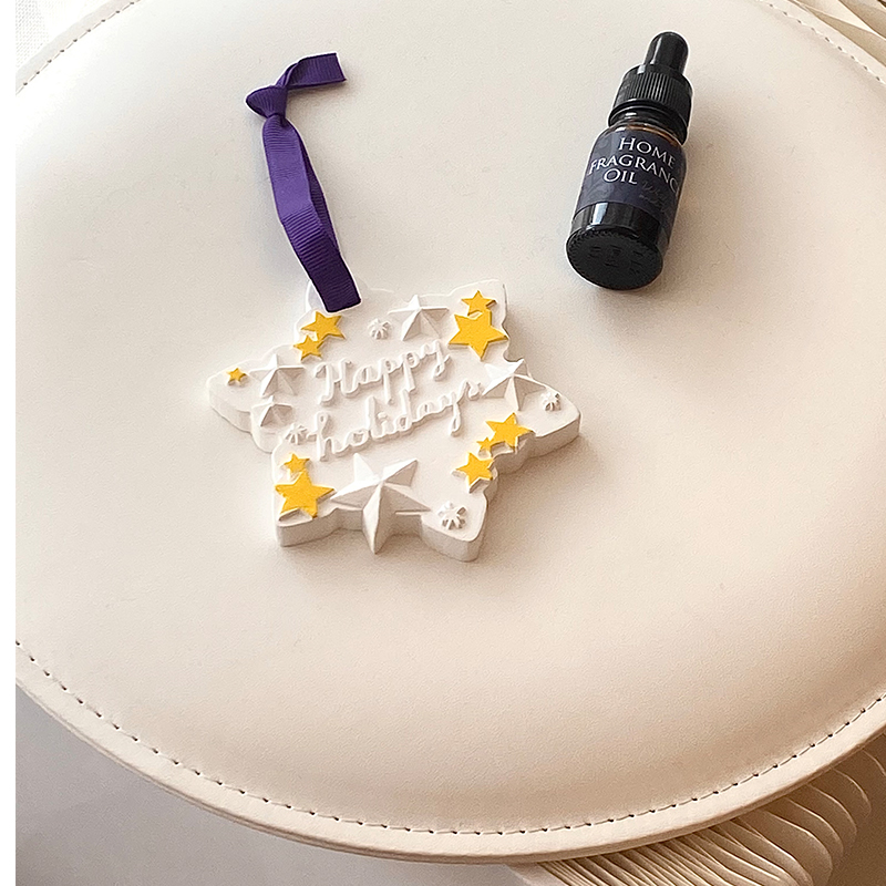 Random More car aromatherapy star gypsum essential oil air outlet diffuser stone niche holiday gift box
