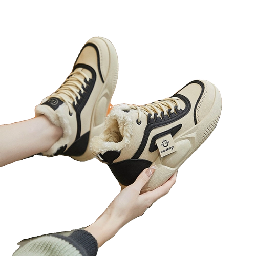 Высокая удерживающая тепло утепленная белая обувь для беременных, короткие сапоги, мягкая подошва, из натуральной кожи