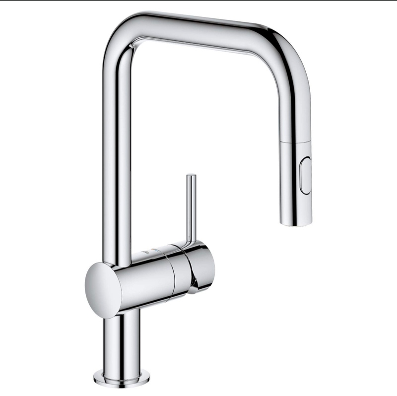 Grohe 32319003 Dual Spray Pull-Out Kitchen Faucet, Starlight Chrome, Without Original Packaging Grohe 32319003 Dual Spray Pull-Out Kitchen Faucet, Starlight Chrome, Without Original Packaging
