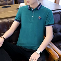 Áo sơ mi mùa hè Polo Áo thun nam tay ngắn Áo thun cotton Slim Nửa tay áo Quần áo nam hàng đầu HOME I HEILAN - Polo polo trắng