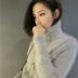 Mùa thu và mùa đông mới của phụ nữ áo len cổ cao mohair áo len dài tóc nước áo len cashmere ngắn tay áo len dài tay - Áo len Áo len