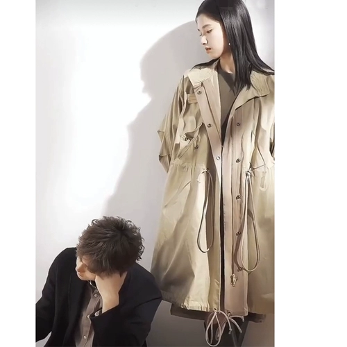 Плащ, куртка, свободный крой, подходит для подростков