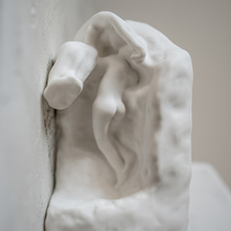 Nordic art sculpture jewelry abstract human body marble plaster decoration home crafts ornaments gift