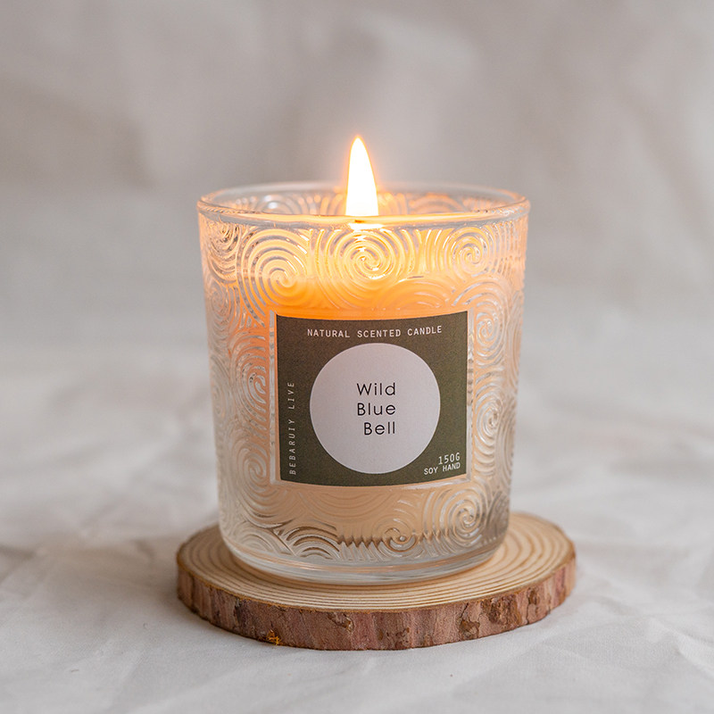 ins scented lavender candles Nordic bedrooms scented candles natural essential oils sleeping and purifying scented candles