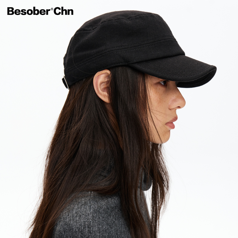 Besober Linen Black Curved Brim Equestrian Hat for Women, Breathable Sunshade and Sun Protection Hat, Versatile Old Money Style Textured Hat Besober Linen Black Curved Brim Equestrian Hat for Women, Breathable Sunshade and Sun Protection Hat, Versatile Old Money Style Textured Hat
