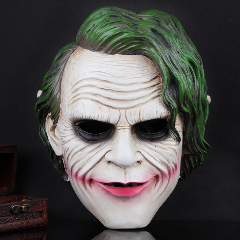 Qianqifang Halloween Collector's Edition movie themed resin mask cosplay dark knight mask 880g