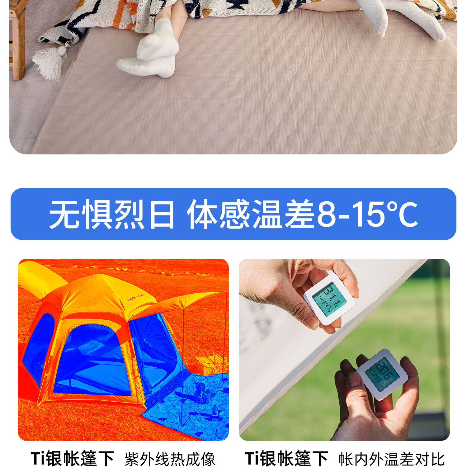 Outdoor tent for camping, portable, foldable, rainproof, thickened, automatic quick-open camping equipment