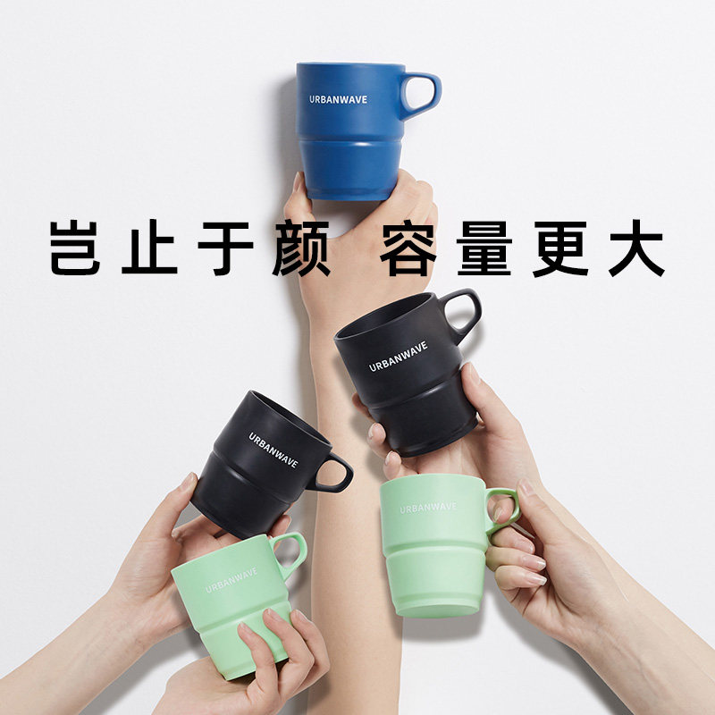 Outdoor travel foldable silicone water cup Portable telescopic boiling water high temperature mug Compressed water cup