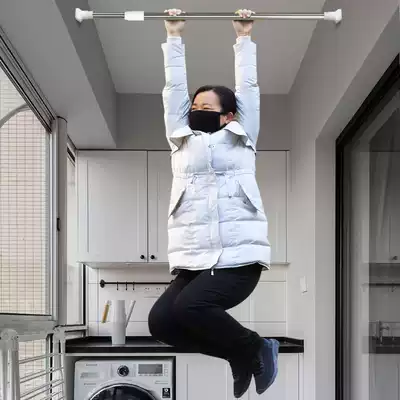 Bifil bathroom telescopic rod non-perforated curtain rod shower curtain rod adjustable bath Rod telescopic rod clothes rod 3 meters