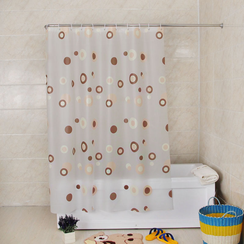 Shower curtain thickened PEVA bathroom curtain Powder room hanging curtain Toilet dry and wet separation partition Bathroom waterproof curtain