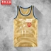 Mặt nạ cotton Kimura Sanshe V-Vendetta V 煞 Đừng di chuyển nhóm cá tính in quần áo không tay nam - Áo vest cotton áo ba lỗ trắng Áo vest cotton