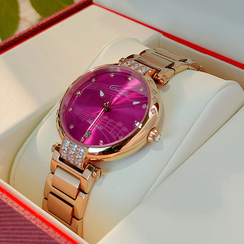 Corolla ladies watch automatic mechanical watch fashion women's watch waterproof large dial luxury brand watch